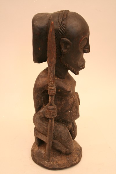 HEMBA (statue ), d`afrique : Rép.démoncratique du Congo., statuette HEMBA (statue ), masque ancien africain HEMBA (statue ), art du Rép.démoncratique du Congo. - Art Africain, collection privées Belgique. Statue africaine de la tribu des HEMBA (statue ), provenant du Rép.démoncratique du Congo., 1186/4426.Statue d